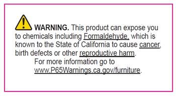 Prop 65 Warning