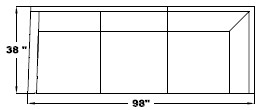Left Arm Corner Sofa