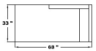 Left Arm Chaise