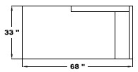 Left Arm Chaise