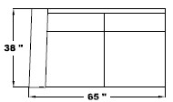 Left Arm Loveseat