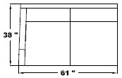 Left Arm Loveseat