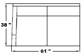 Left Arm Loveseat