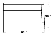 Right Arm Loveseat