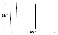 Left Arm Loveseat