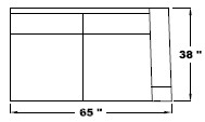 Right Arm Loveseat