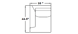 LEFT ARM CHAIR
