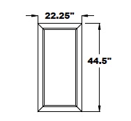 RECTANGULAR BUMPER WITH WOOD TRAY