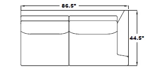 RIGHT ARM SOFA