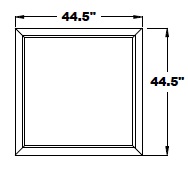 SQUARE BUMPER WITH WOOD TRAY