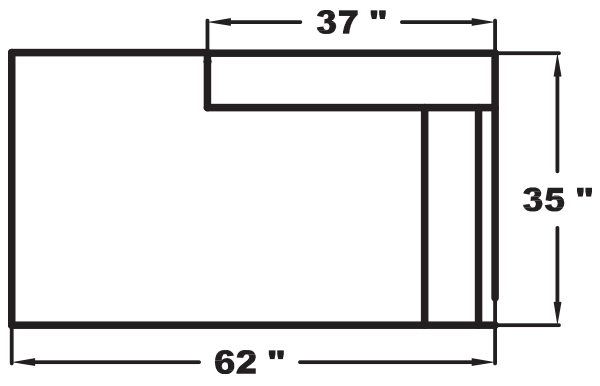 LEFT ARM CONNECTING CHAISE