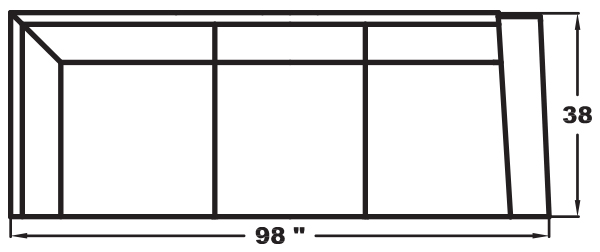 RIGHT ARM CORNER SLEEPER SOFA