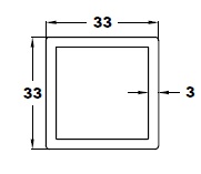 SQUARE BUMPER WITH WOOD TRAY