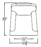 BARREL BACK SWIVEL CHAIR