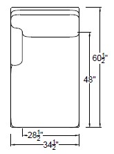 LEFT ARM CONNECTING CHAISE