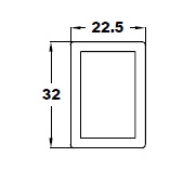 RECTANGULAR BUMPER WITH WOOD TRAY