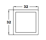 SQUARE BUMPER WITH WOOD TRAY