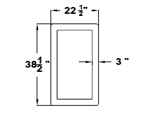 RECTANGULAR BUMPER WITH WOOD TRAY