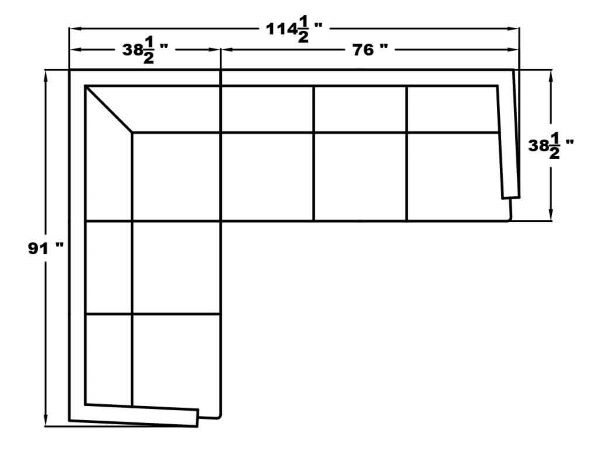LEFT ARM SLEEPER SOFA