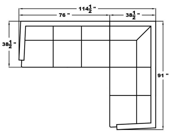 RIGHT ARM SLEEPER SOFA
