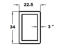 RECTANGULAR BUMPER WITH WOOD TRAY