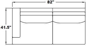 LEFT ARM SOFA