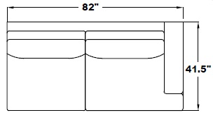 RIGHT ARM SOFA