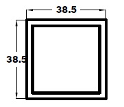 SQUARE BUMPER WITH WOOD TRAY
