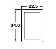 RECTANGULAR BUMPER WITH WOOD TRAY