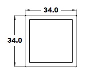 SQUARE BUMPER WITH WOOD TRAY