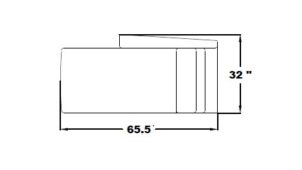 LEFT ARM CONNECTING CHAISE