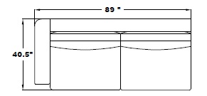 LEFT ARM SOFA