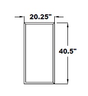 RECTANGULAR BUMPER WITH WOOD TRAY