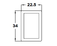 RECTANGULAR BUMPER WITH WOOD TRAY