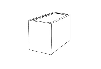 RECTANGULAR BUMPER WITH WOOD TRAY