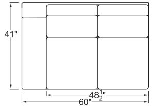 Left Arm Loveseat