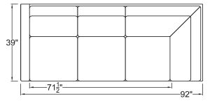 Left Arm Corner Sofa