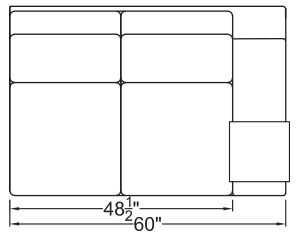 Right Arm Loveseat