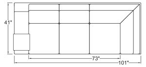 Left Arm Corner Sofa