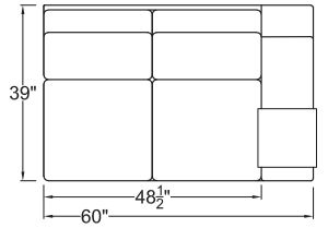 Right Arm Loveseat