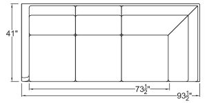 Left Arm Corner Sofa