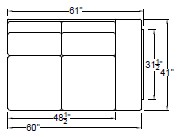 Right Arm Loveseat