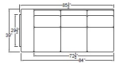 Left Arm Sofa