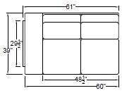 Left Arm Loveseat