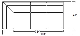 Right Arm Corner Sofa
