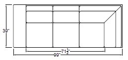Left Arm Corner Sofa