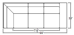 Right Arm Corner Sofa