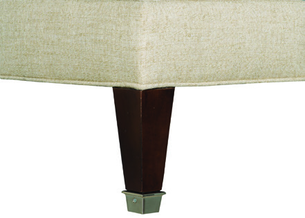 Leg with Brushed Nickel Ferrule